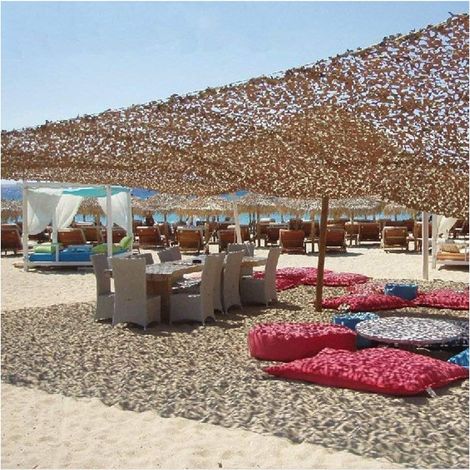 Filet De Camouflage Auvents Renforcé 3x3 4x3m Filet D'ombrage Filet Solaire Filet De Protection Solaire Voiles De Bâche De Tente pour Camping Extérieur avec Clôture Plusieurs Tailles Marron (1/5)