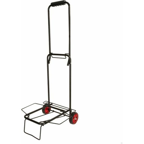 Aktive Faltbarer Multifunktionswagen Schwarz 35x35x87 cm
