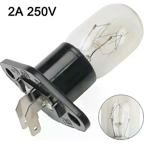Ampoule halogène universelle 2 broches pour four à micro-ondes, culot à 2 broches. (1/5)