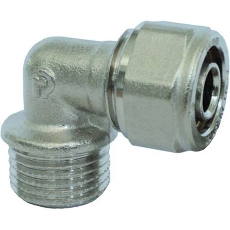 Raccordo Curvo Maschio per Tubo Multistrato Completo di Kit 3/4 Ø 72553 420