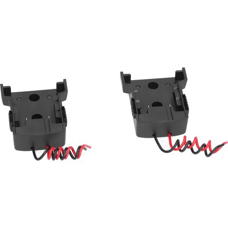Support de fixation double pour batterie Milwaukee M18 18V, adaptateur convertisseur de connexion avec support mural (1/5)
