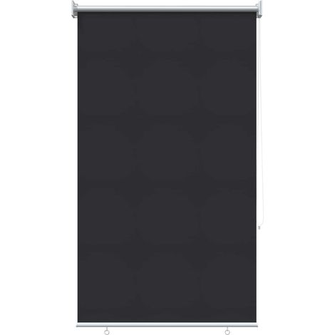 Outdoor Roller Blind UV Protection Anthracite Polyester vidaXL (1/5)