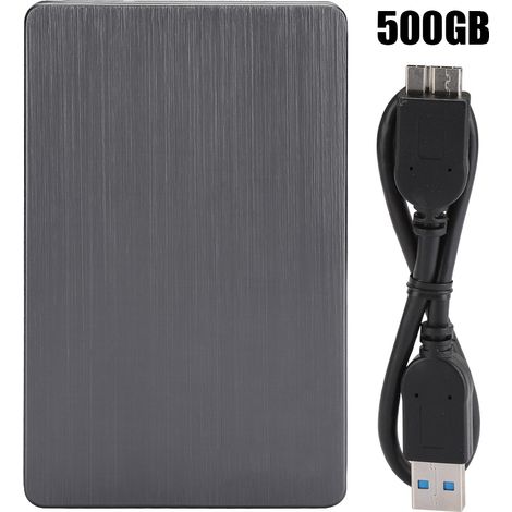 Disque Dur Externe 2.5 Pouces USB 3.0 Gris Foncé - 160 Go à 2 To, Compatible HDD/SSD SATA (1/5)