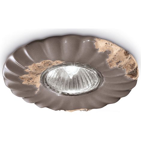 Spot Vintage Ceramica Tortora 1 Luce Gu10 12Cm (1/3)