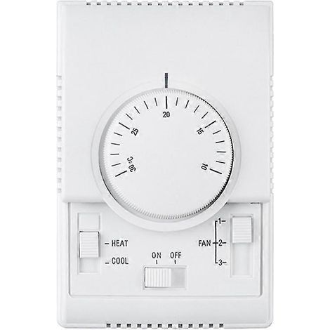 Thermostat mécanique d'ambiance MT01 220 V CA pour climatiseur et ventilo-convecteur, régulateur de température W (1/4)