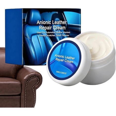 Crème Réparatrice pour Rayures Cuir Baume De Restauration Doux Nourrissant Restaurateur Pour Canapés En Cuir Pour Mobilier De Maison Chaussures Portefeuilles Sacs S