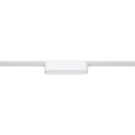 Faretto Lineare LED Binario Magnetico Monofase 25mm Super Slim 6W 48V CRI90 Blanco (UGR 13) 120mm Bianco Naturale 4000K