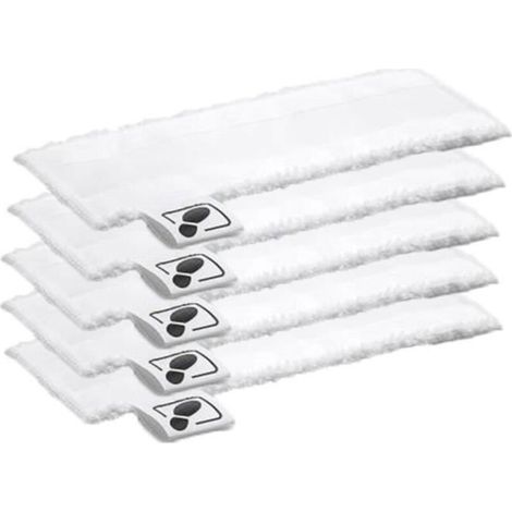 Lot de 5 Bonnettes Microfibre pour Karcher Easy Fix SC2 SC3 SC4 SC5,Lingettes Remplacement pour Nettoyeurs Vapeur,Serpillères (1/4)