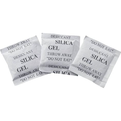 Tru Components – Sachet déshumidificateur gel de silice 250 pcs – Dimensions 54 x 34 x 3 mm – Usage pour espaces confinés – Transparent