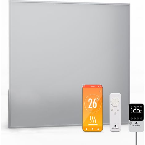 Blumfeldt RadiantSmart IR Heater  Stufa a infrarossi  Termostato esterno  360 W  Efficienza energetica