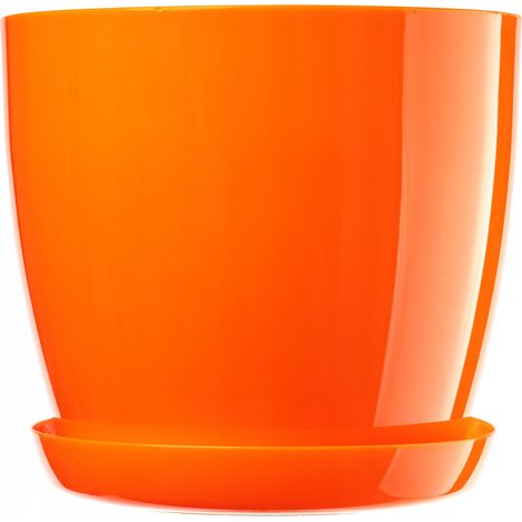 KADAX Blumentopf, Pflanzkübel mit Untersetzer, runder Blumenkübel für Innen, eleganter Pflanztopf au (1/5)