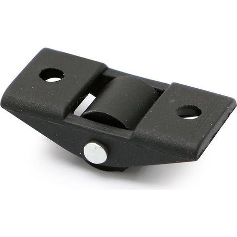 Q&Q rueda fija minima a/abs ø12 h12 negro p/nid , 0UNIDADES