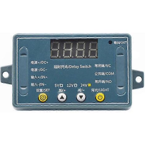 Relais Temporisateur Numérique 24V 10A 32 Modes Affichage LED Commande de Temporisation Interrupteur pour Cycles, Impulsions et Déclenchements (1/5)