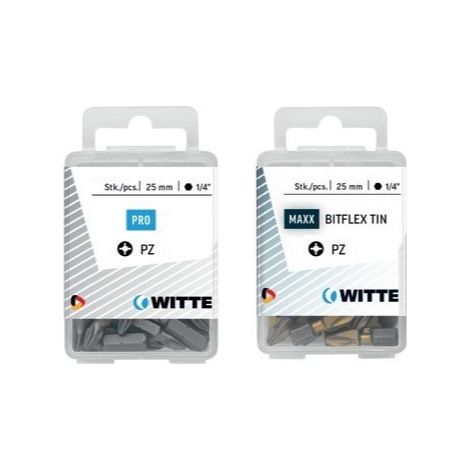 5 Spitzen in Kunststoffbox Länge 25 mm (PZ 1)  WITTE 4270459