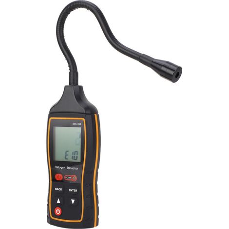 Halogengasdetektor 0-1000 ppm, LCD-Bildschirm, Freon-Kältemittellecktester für Klimaanlagen