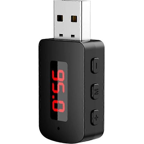 Adaptateur Bluetooth de voiture 5.4 Émetteur-récepteur FM USB, accessoire automobile pratique, installation facile et rapide (1/5)