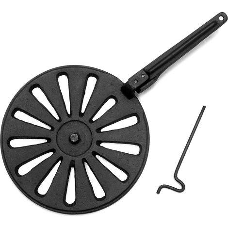 Grille à cendres pour poêles à cheminée Uranus de Globe Fire - fonte - dimensions d'encastrement parfaitement adaptées (1/2)