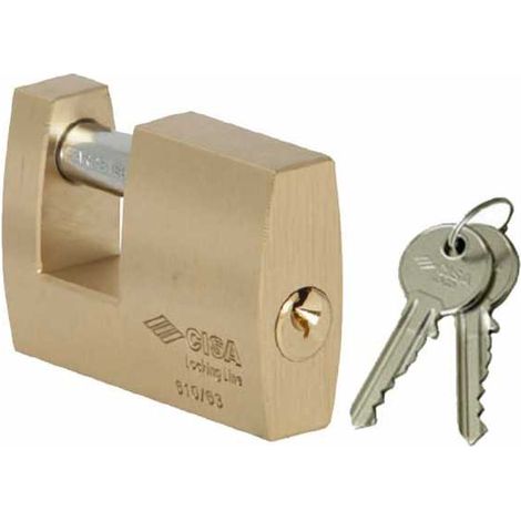 Candado de latón de 70 mm para persianas 21610 Cisa Ll