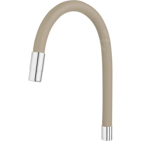 Novaservis Accessoires - Flexible pour mélangeur d'évier, beige/chrome RAM70710,0BE