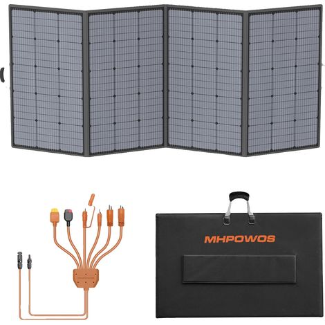 Panneau Solaire, Portable, Haute Efficacité, panneau solaire 400W (1/2)