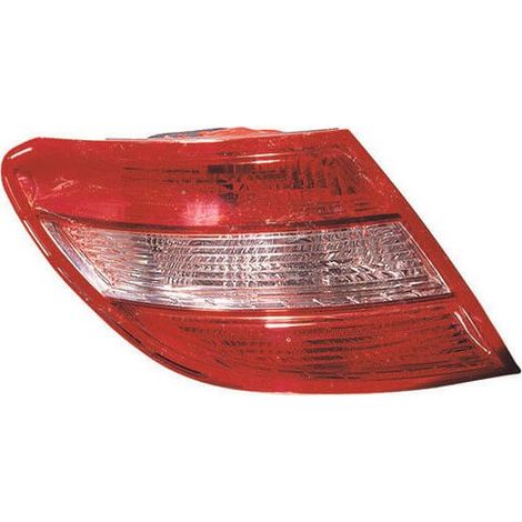 Feu arrière gauche rouge et fumé berline Mercedes Classe C W204 phase 1 2007-2011