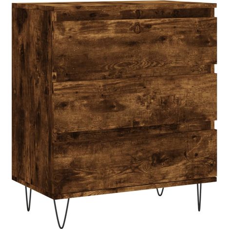 Maison Exclusive - Aparador madera contrachapada color roble ahum