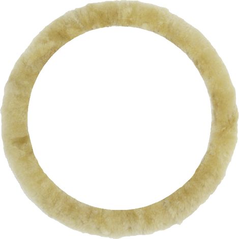 IWH Lenkradbezug (L x B x H) 350 x 350 x 40 mm Echtes Lammfell Beige 35 - 41 cm