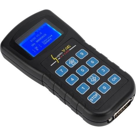 Cellfast – Lecteur de correction de kilométrage K + CAN V4.8 – Diagnostic auto – Lecture code PIN – Correction compteur kilométrique – Compatible avec modèles VW