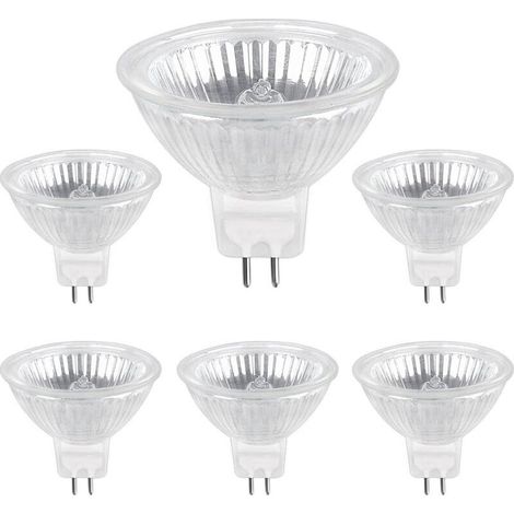 Ampoule Halogene GU5.3 35W 12V, 680lm Blanc Chaud 2700K Dimmable, Ampoule Spot Halogène MR16, pack de 6 (1/5)