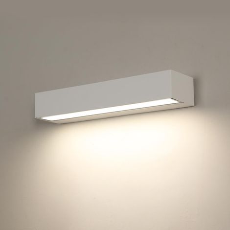 Applique Murale Exterieur Blanche 16W, IP65 4500K 30cm (1/5)