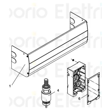 beninca pièce détachée joint pour zed pour adam 9686153 (1/3)