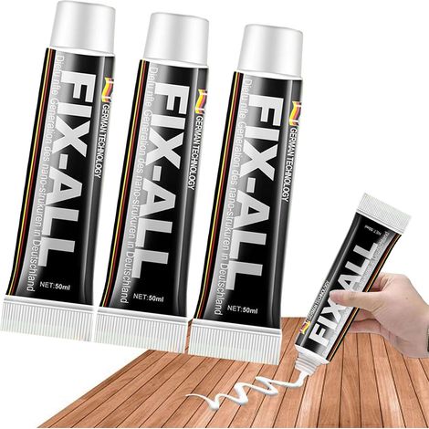 Ni Clou Ni Vis Extra Fort,Mastic Adhésif Sans Clous,3pcs Colle de Fixation à Maintien,Nail-Free Glue Adhesive Sealant,All-Purpose Glue,Colle Tout Usage,Colle au lieu de percer (1/5)