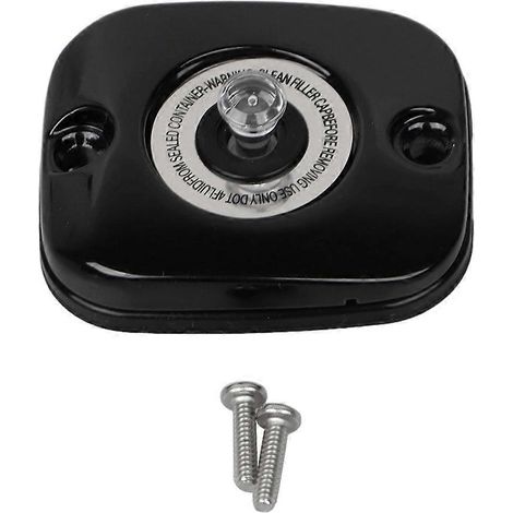 Couvercle de maître-cylindre d'embrayage et de frein avant de moto avec boulons pour Harley Street Electra Glide Softail Dyna Touring (1/5)