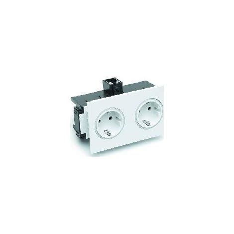 rehau SIGNA IN toma eléctrica doble blanco 16 A 250 V