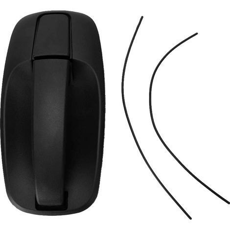 Manilla interior trasera universal negra SUNXURY para Renault Trafic 2001-2008 (izquierda y derecha) (1/5)