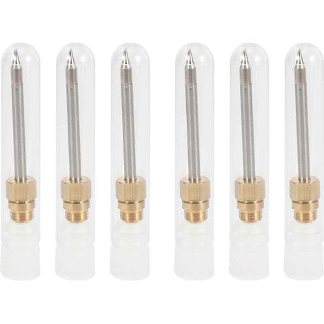 6x 510-Schnittstelle Lötspitze Mini Tragbarer USB-Lötkolben Spitze Schweiß- und Reparaturzubehör, Spitz-JXLGV (1/5)