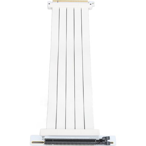 Câble riser PCIe 4.0 x16 de 30 cm (11,8 pouces) de longueur, coudé, haute vitesse, montage vertical, compatible avec les cartes graphiques PCI Express Gen4 RTX 4090 et Z690. (1/5)