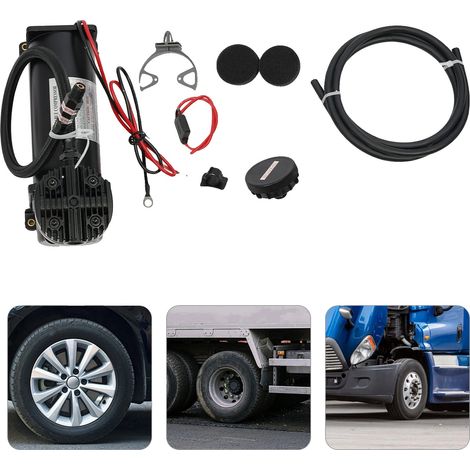 Compresseur d'air, 12V, Max 200 PSI, 1,75 CFM, Aluminium, Étanche IP53 (1/5)