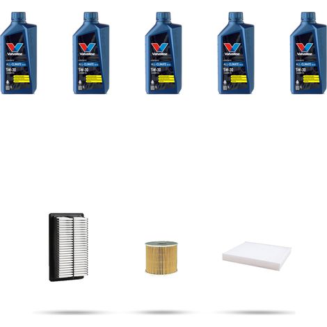 Kit tagliando 3 FILTRI e 5L OLIO compatibile con Hyundai Kona 1.6 CRDi 85kw dal 2017 (1/5)