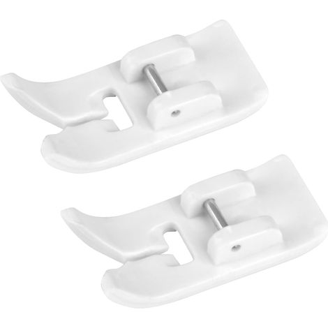 Lot de 2Pied de Biche de Téflon Antiadhésif pour Machine à Coudre Système Snapon pour Singer, Janome, Brother, Toyota Elna... (1/5)