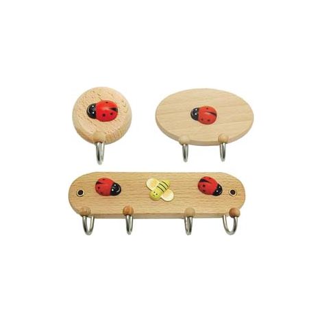 GANCIO COCCINELLA LEGNO- - 2 posti - 10 pezzi