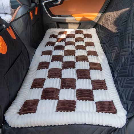 Housses de siège auto pour chiens, matelas de voyage antidérapant pour chien, tapis d'extension pour siège arrière, couverture pour animaux (1/2)