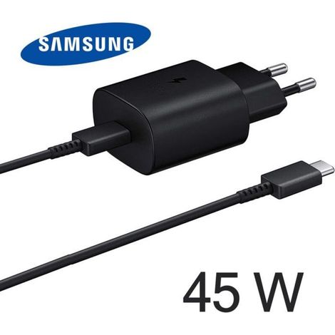 Neptune – Chargeur ultra rapide 45W – Adaptateur secteur USB-C pour Samsung Galaxy A55 5G – Rechargement rapide et transfert de données