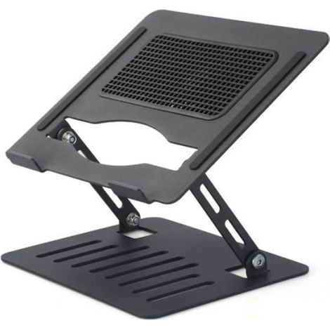 Support Pour Ordinateur Portable - Alliage D'aluminium - Hauteur Et Angle Réglables - Dissipation Thermique - Pliable - 1 Pièce