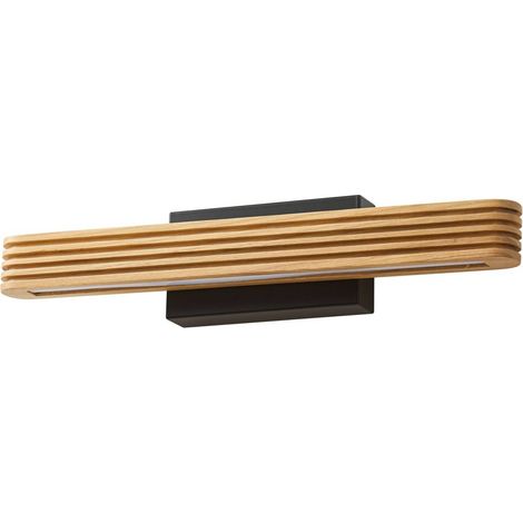 Lucande Lámpara de pared 'Lieske' en Marrón Madera