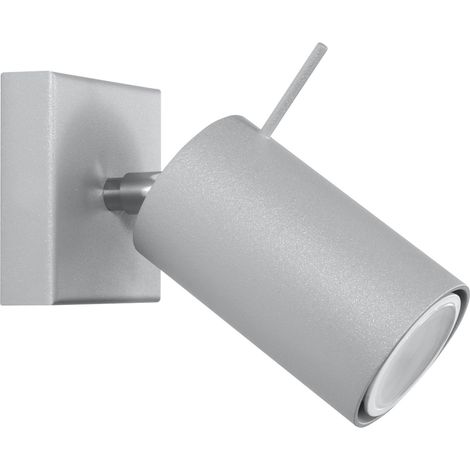 Lámpara de pared Mirax 1 GU10 gris Lumilo 04.349.49 (1/5)