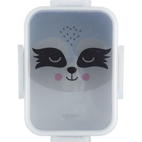 PORTAPRANZO per la scuola Portapranzo in plastica Raccoon (1/5)
