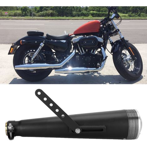 Silencieux d'échappement arrière universel en acier inoxydable pour moto (G117) (1/5)