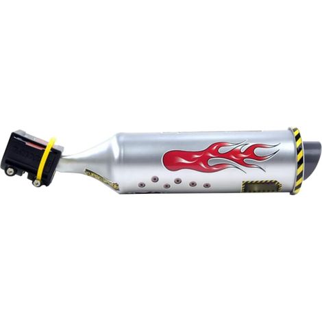 Système de son d'échappement à vélo Échappement en plastique en plastique avec effet sonore Turbo Turbo Turbo Turbo Motorcycle Bruit Maker pour les accessoires à vélo (1/5)