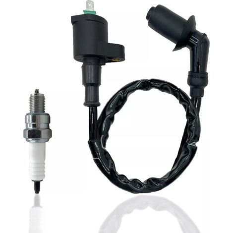 Alltoage CDI – Bobine haute tension – Pofromrr scooter GY6 150Gtheichstrom – All-Terrain Vehicthe (ATV) – Tête verte (1/5)